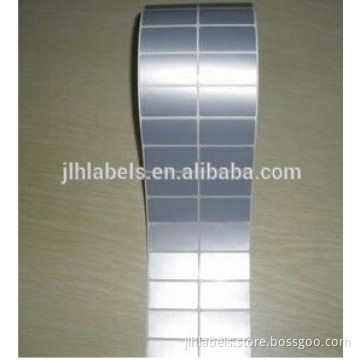 20X40mm 50U Durable Films Matte Chrome PET Label